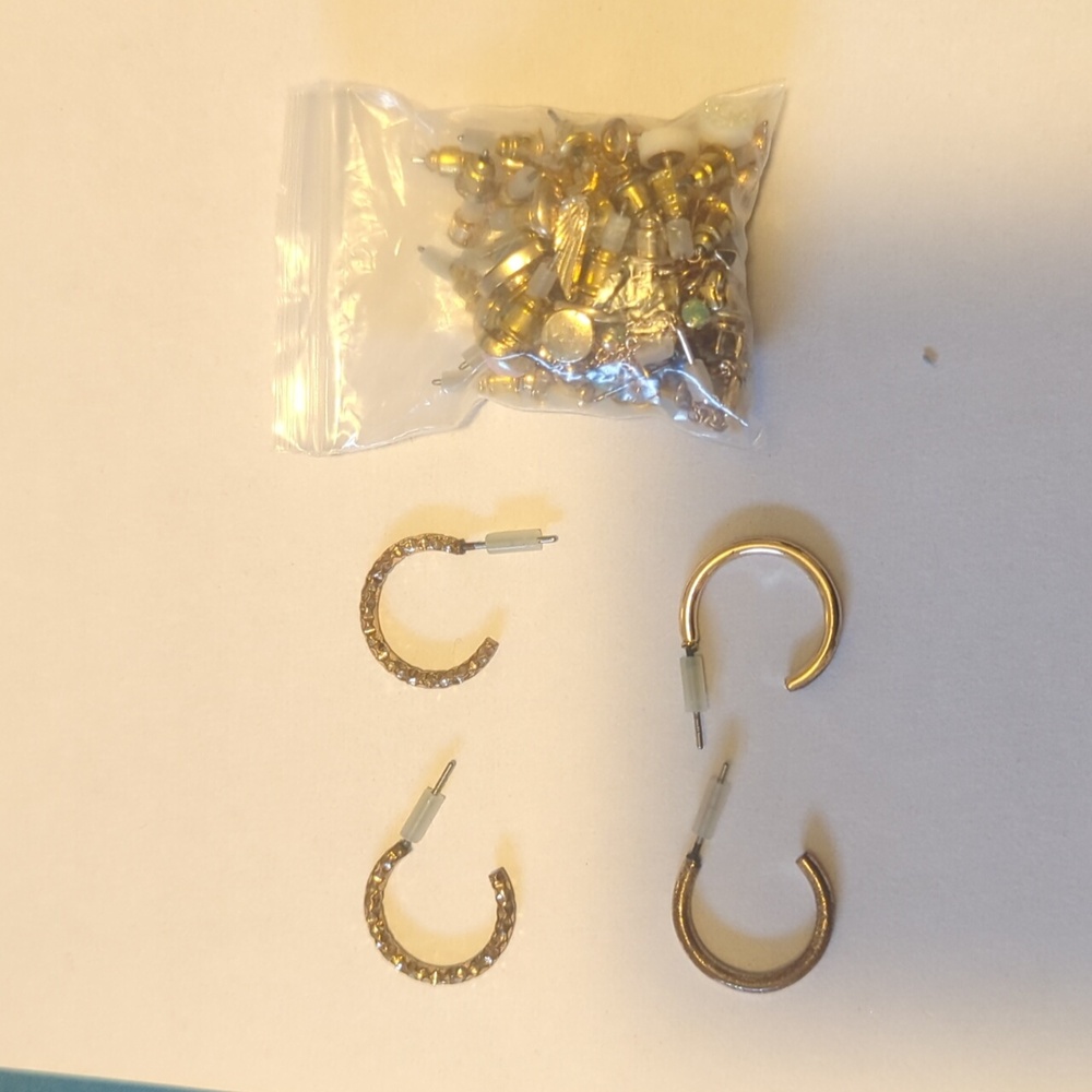 earrings and a surprise bag of earrings